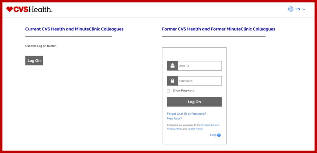 MYHR CVS Login Page: Secure Login for CVS Employee Portal | MYCVSHR Login